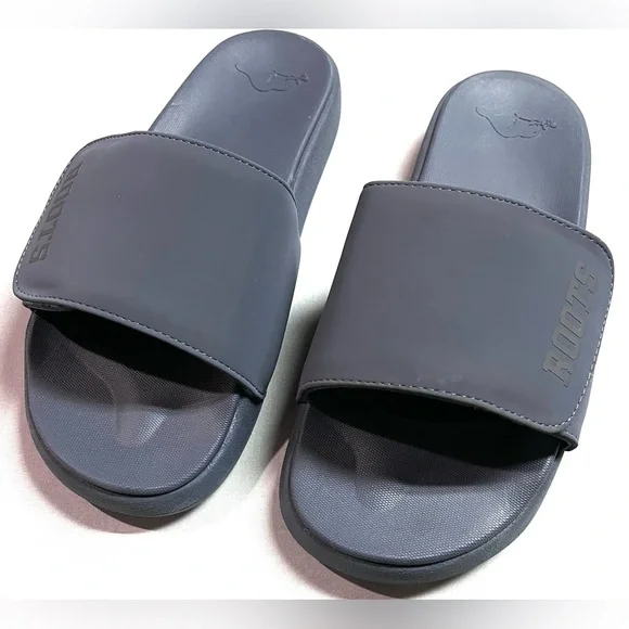Roots Men's Slides Slippers Size 8 NWOT - Picture 2 of 3